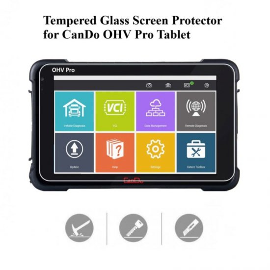 Tempered Glass Screen Protector for CanDo OHV Pro Scan Tool - Click Image to Close